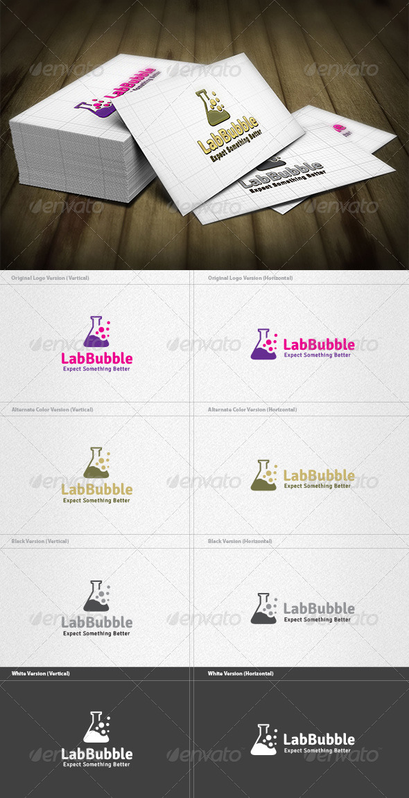 Lab Bubble Logo - Symbols Logo Templates