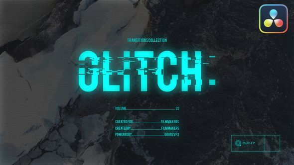 Glitch Transitions for DaVinci Resolve Vol. 02
