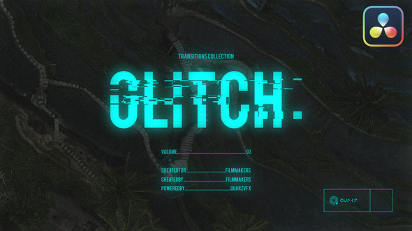 Glitch Transitions for DaVinci Resolve Vol. 03