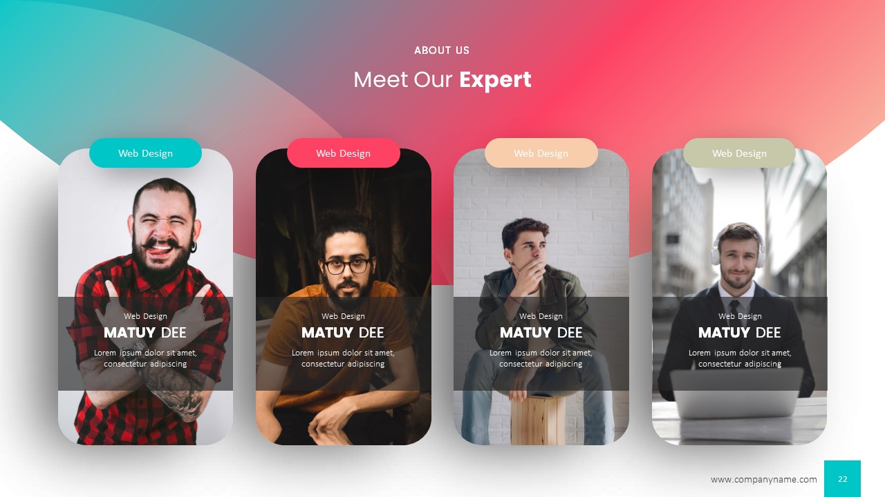 Team Profile PowerPoint Templates, Presentation Templates | GraphicRiver