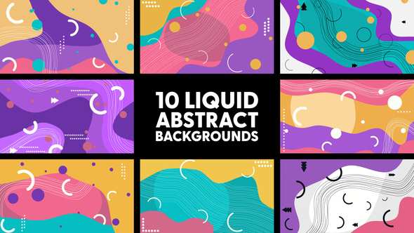 Liquid Abstract Backgrounds