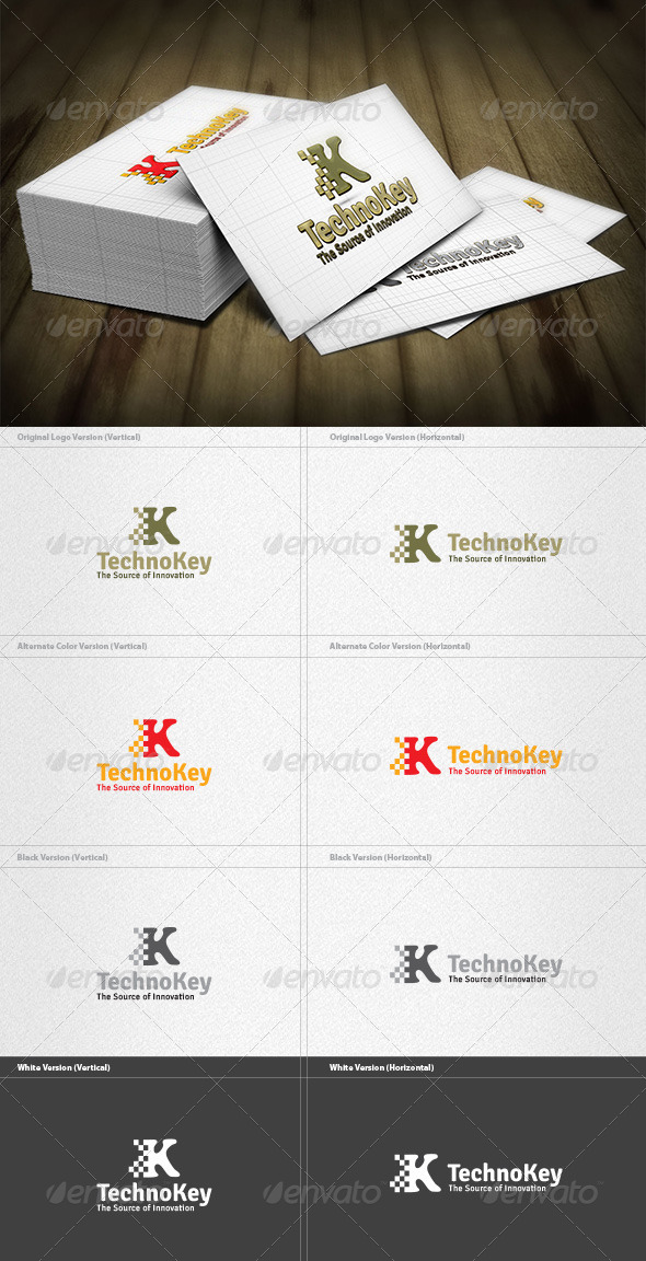Key Technology Logo - Letters Logo Templates