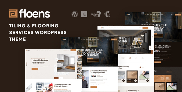 Floens - Tiling & Flooring Services WordPress Theme