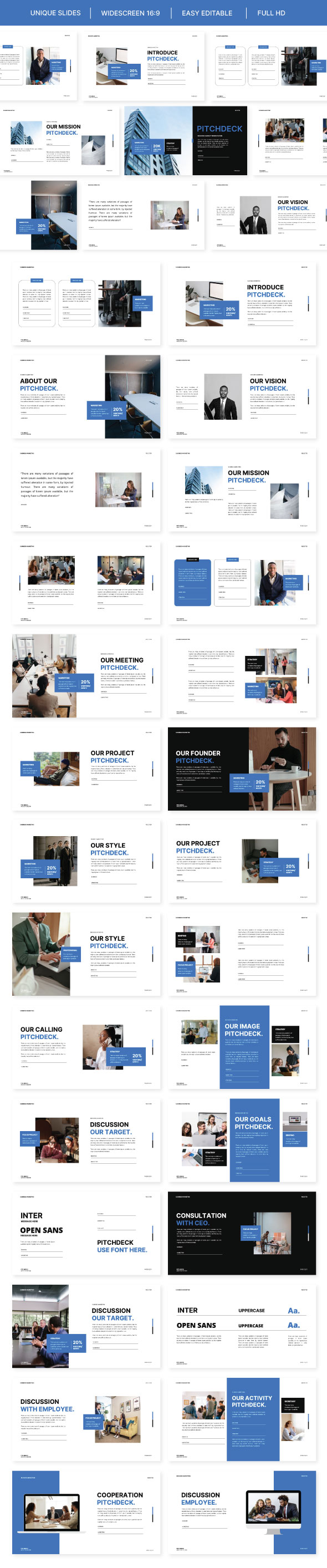 Pitch Deck Business Keynote Template