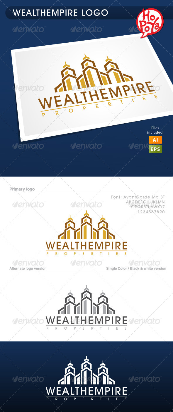 Wealth Empire Logo - Buildings Logo Templates