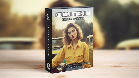 Classic Kodak Film Look LUTs - Cinematic Vintage Presets for Video Editors