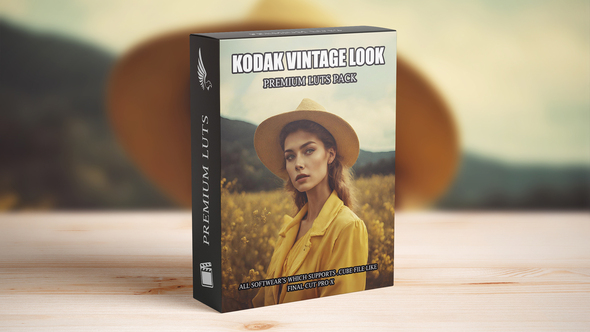Retro Kodak Style LUTs - Professional Cinematic Color Grading LUTs Collection