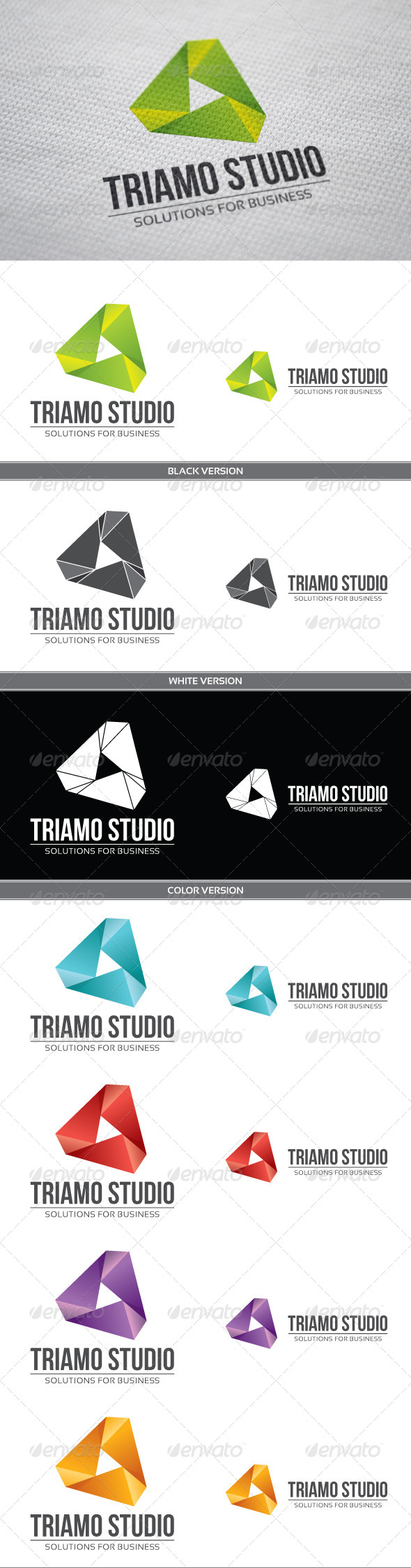Triamo Studio - Objects Logo Templates