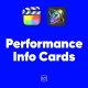 Fitness Performance Info Cards For Final Cut Pro X - VideoHive Item for Sale