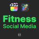 Fitness Social Media Info Cards For Final Cut Pro X - VideoHive Item for Sale