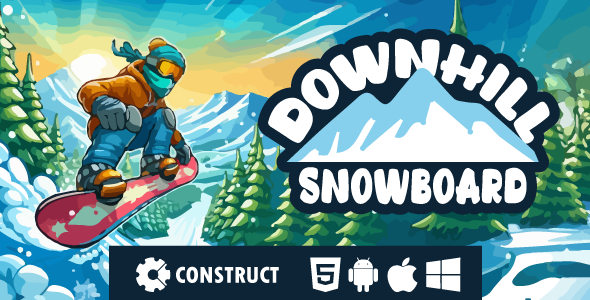 Downhill Snowboard – HTML5 Mobile Game