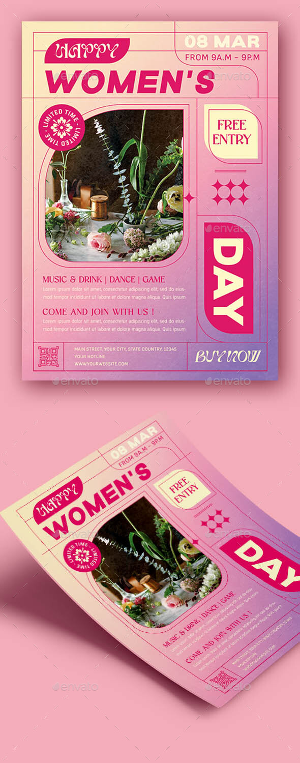 [DOWNLOAD]International Women's Day Flyer