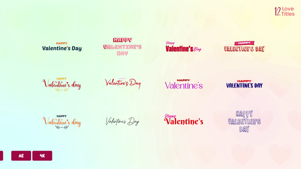 Happy Valentine's Day Titles