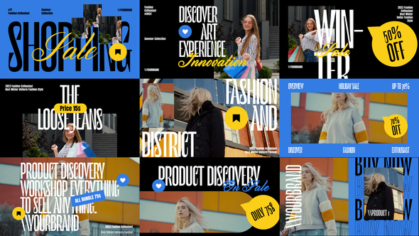 Holiday Sale Video Display After Effect Template Product Promo template preview