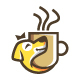 Dog Coffee Logo Template