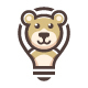Clever Bear Logo Template