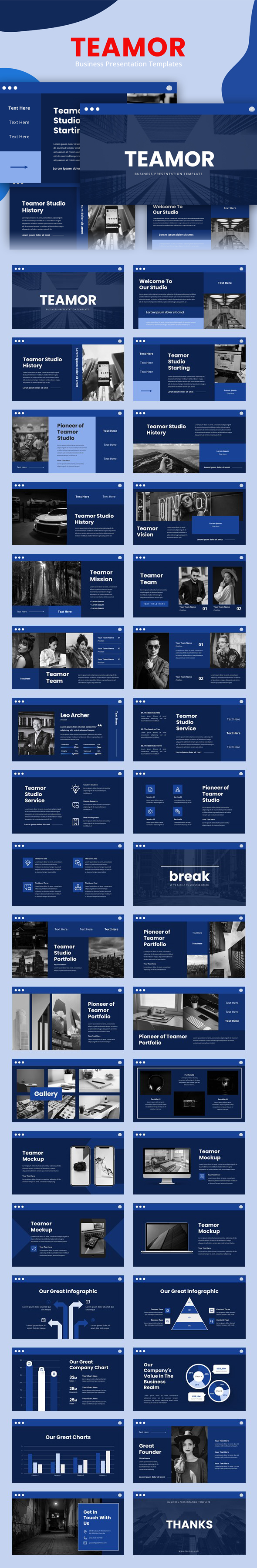 [DOWNLOAD]Teamor - Modern Business PowerPoint Template