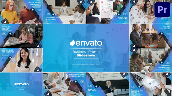 Business Promo Slideshow for Premiere Pro Premiere Pro template preview