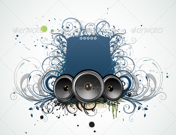 Decorative Music Frame - Borders Decorative