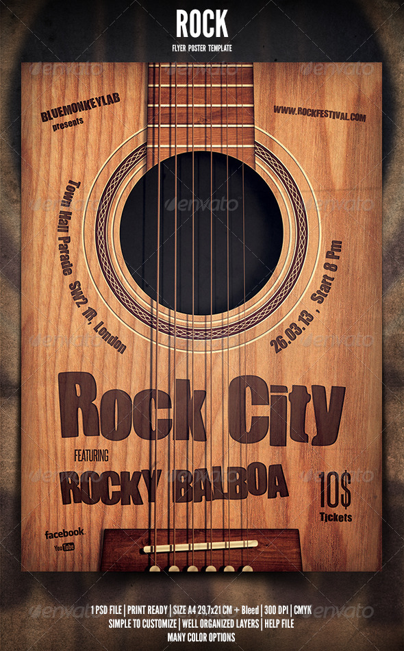 Rock Flyer / Poster 4 - Events Flyers