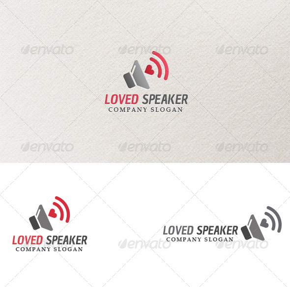 Loved Speaker - Logo Template - Objects Logo Templates