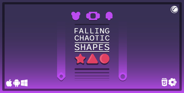 Falling Chaotic Shapes | HTML5 Construct Game