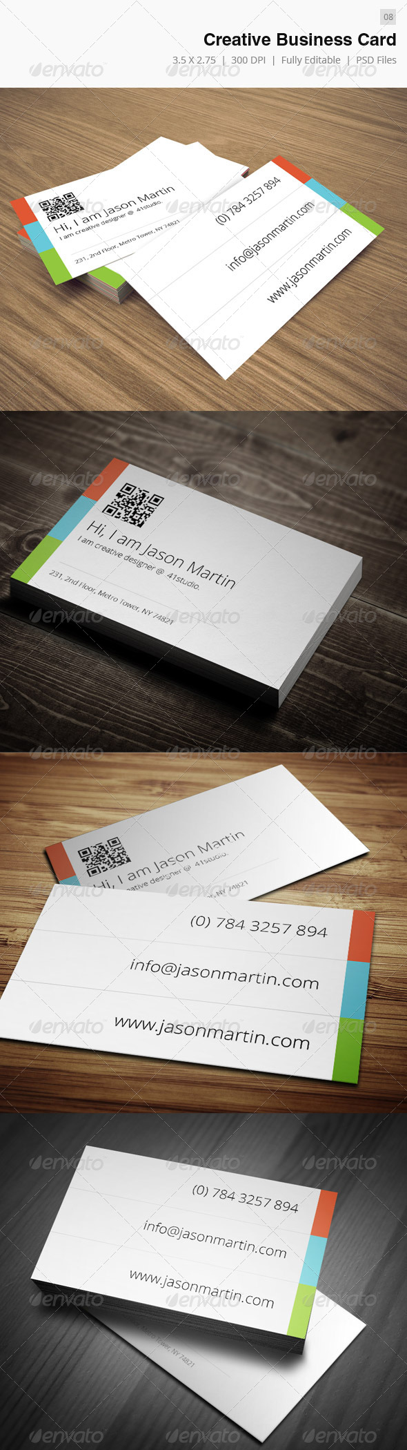 Simple Creative Business Card - 08 - Creative Business Cards