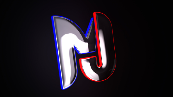 Dark Glow Logo Reveal Logo Stings template preview