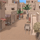 Lowpoly Ancient Desert Village