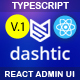 Dashtic - Typescript React Admin Dashboard Template