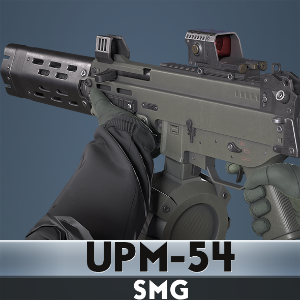 UPM-54 With Hands And Weapon Case