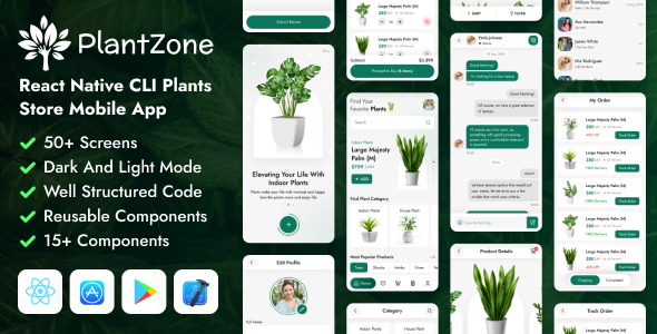 [DOWNLOAD]PlantZone - React Native CLI Plants eCommerce Mobile App Template