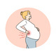 Tired Pregnant Woman Suffer From Backache
