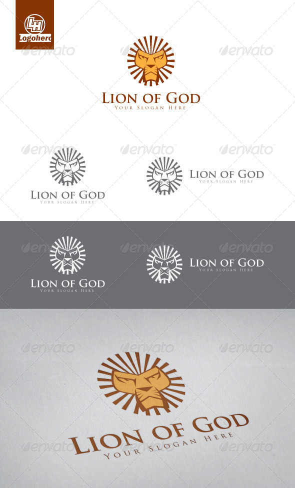 Lion of God Logo Template - Animals Logo Templates