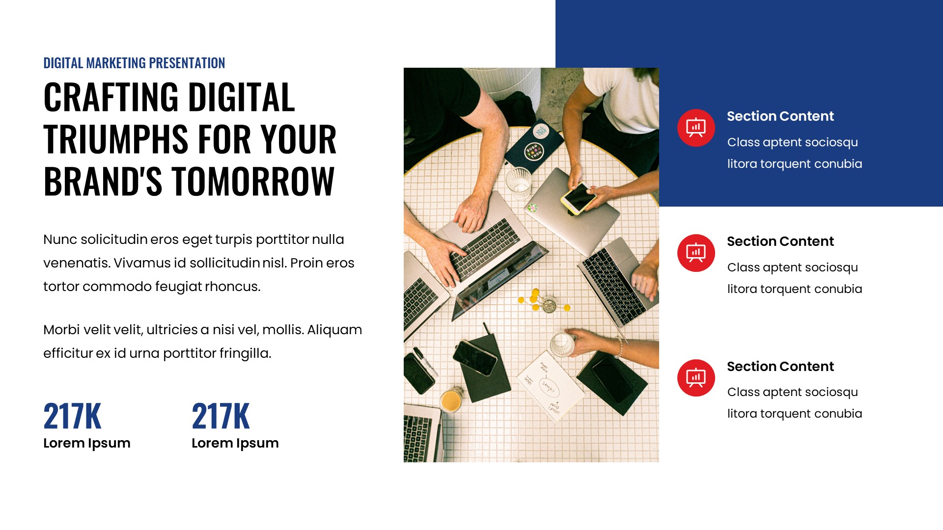 Advert - Digital Marketing Powerpoint Template, Presentation Templates