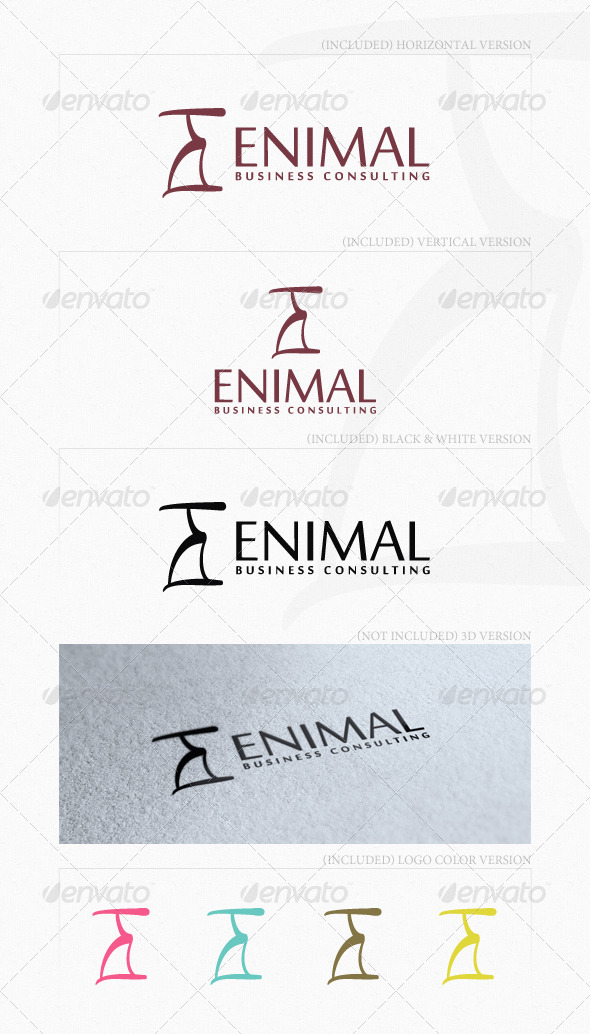 Enimal Logo - Letters Logo Templates
