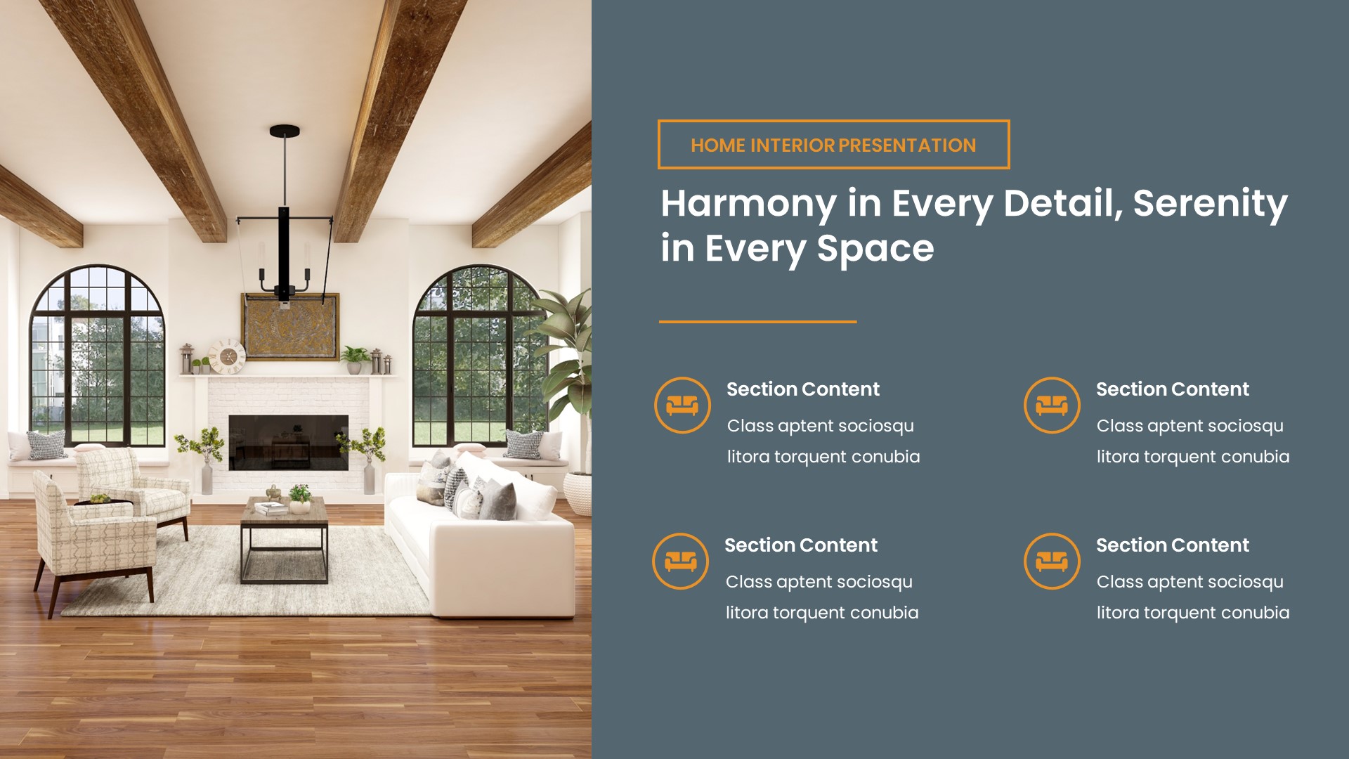 Interio - Interior Design Powerpoint Template, Presentation Templates