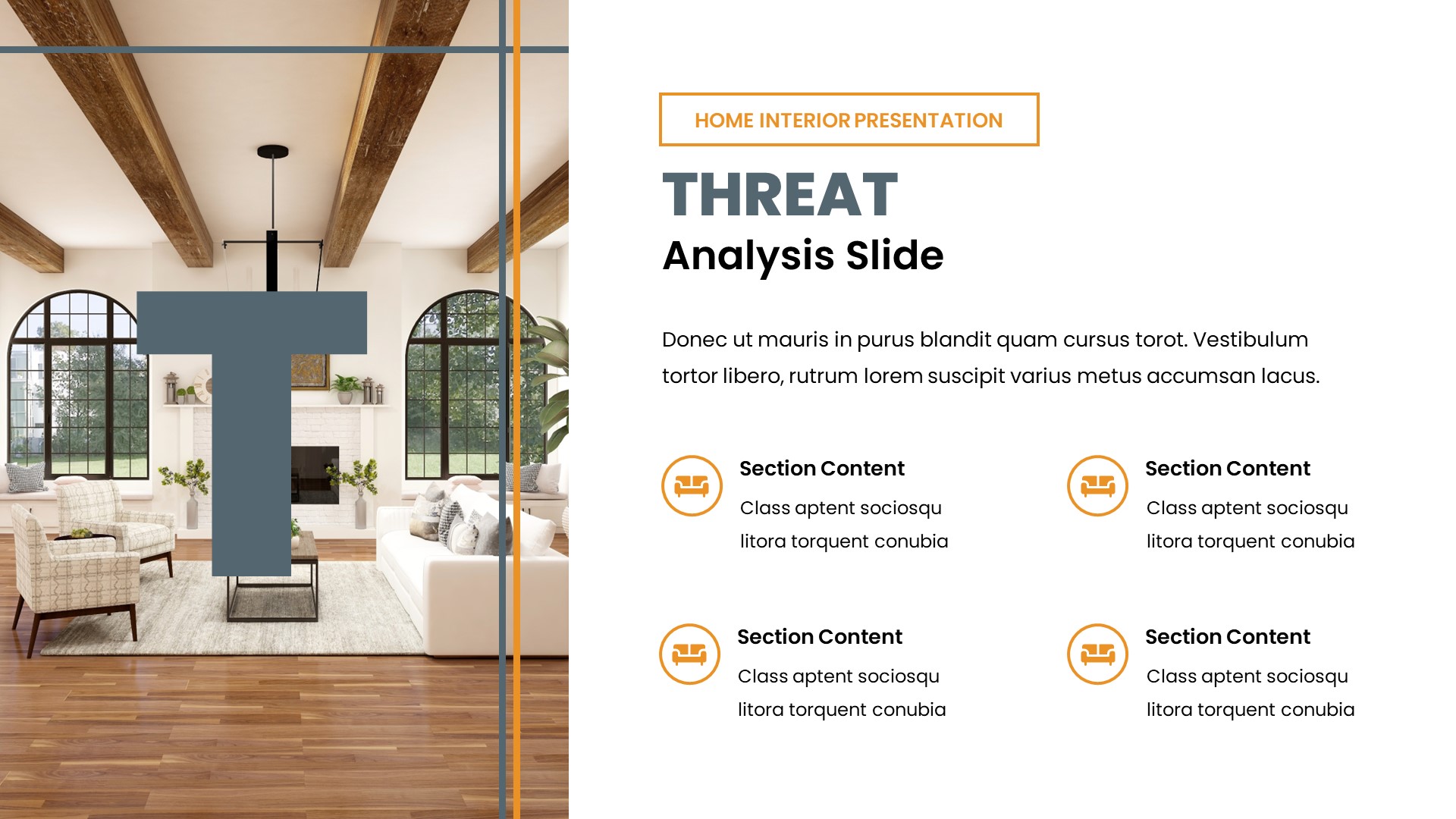 Interio - Interior Design Powerpoint Template, Presentation Templates