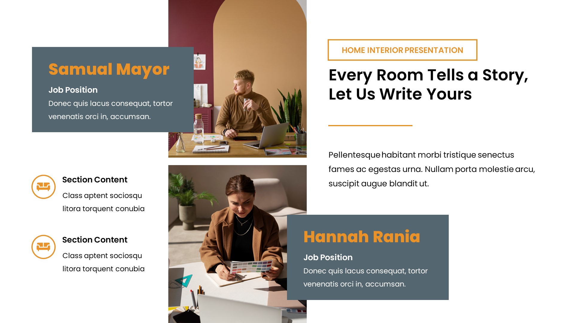 Interio - Interior Design Powerpoint Template, Presentation Templates