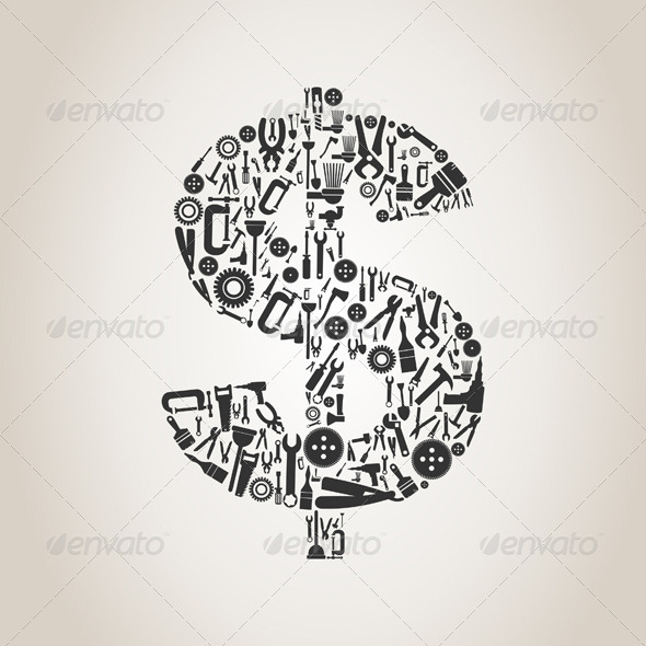 Tool Dollar - Miscellaneous Vectors