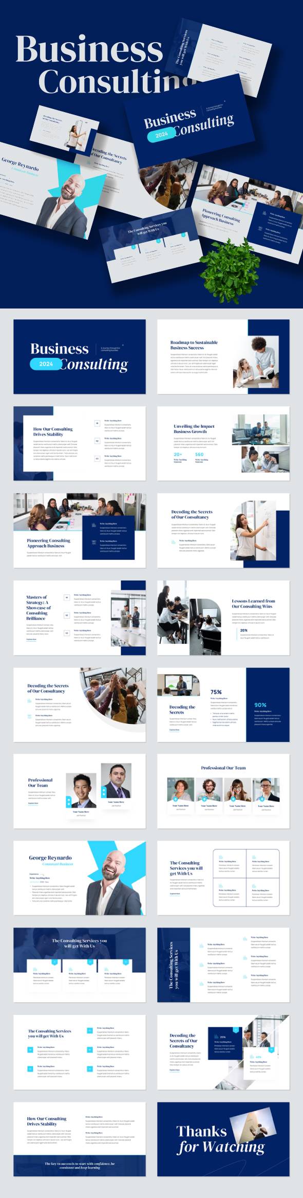 Business Consulting Google Slides Template