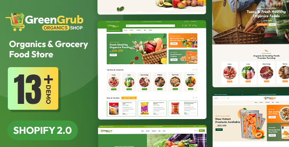 [DOWNLOAD]Greengrub Organic Grocery Food Shopify Theme 2.0
