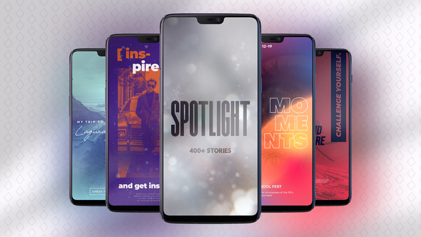Spotlight - 400+ Stories For Premiere Pro