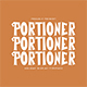 Portioner Holiday Display Typeface