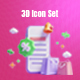 Discount 3d Illustration  Icon Pack