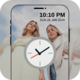 Custom Clock Live Wallpaper Analog Digital Image Emoji Android