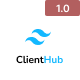 ClientHub – Tailwind CSS 3 Client Section HTML