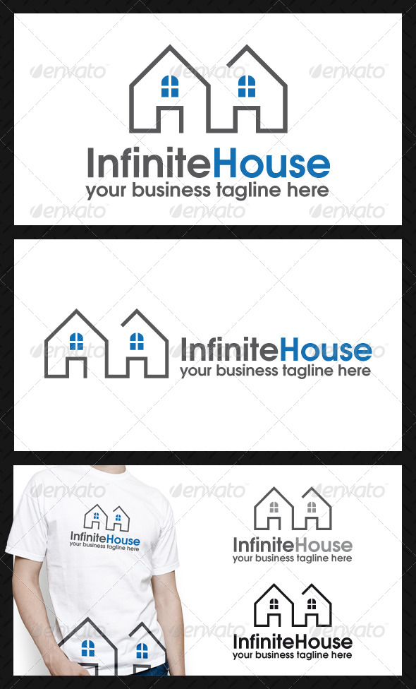 Infinite House Logo Template - Buildings Logo Templates
