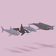 Cartoon Sea Animals Pack Low-poly 3D model