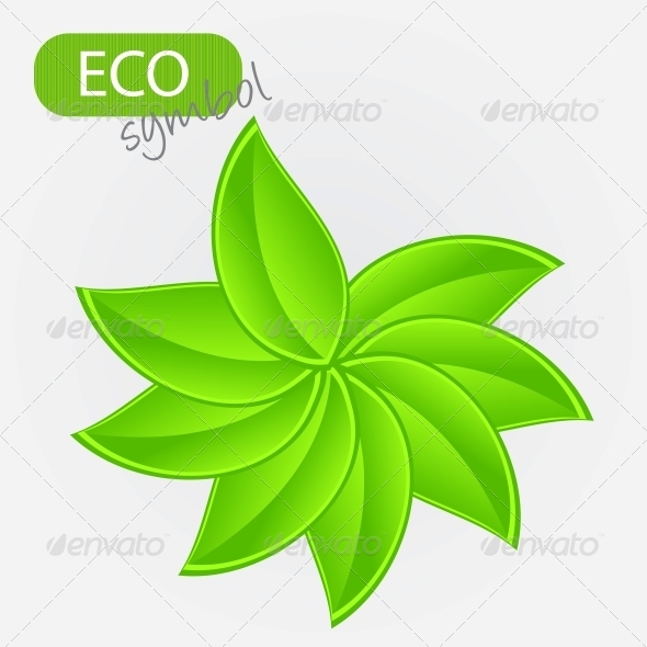 Environmental Icon with Plant - Flowers & Plants Nature